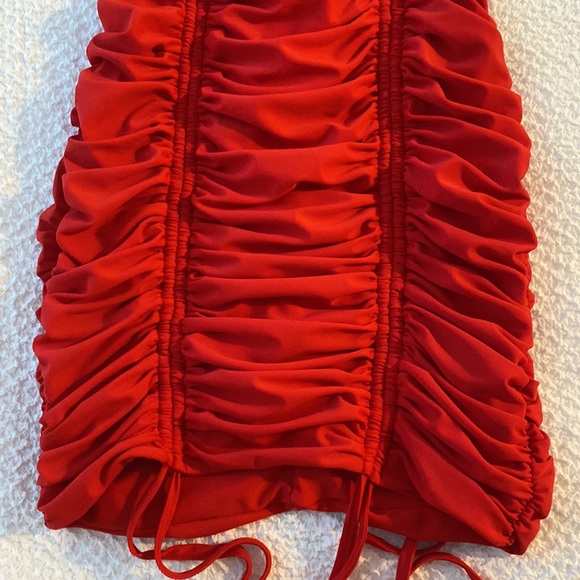 Red Mini Dress - Picture 5 of 5